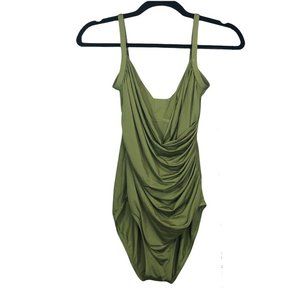Like New | Jantzen Army Green Ruched One-Piece Suit |